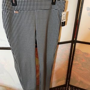 Houndstooth work pants